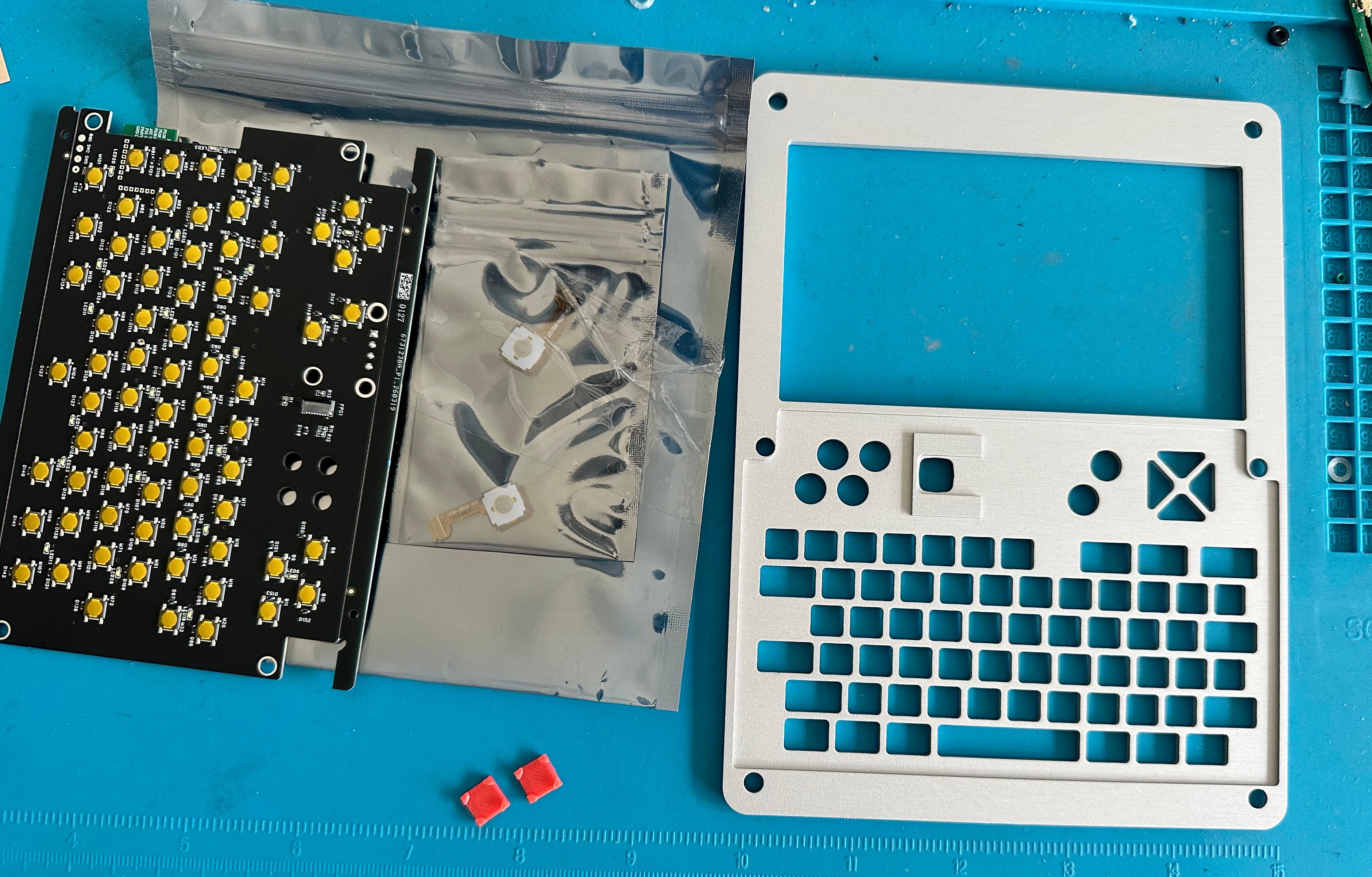 uconsole trackpad keyboard & Front plate